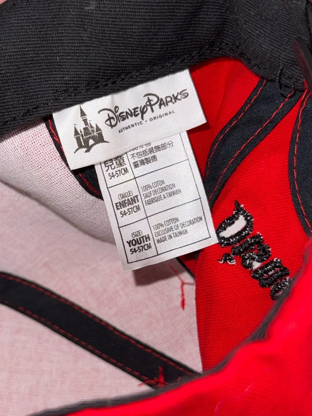 Disney Red Polka Dot Bow Cap with Black Ears